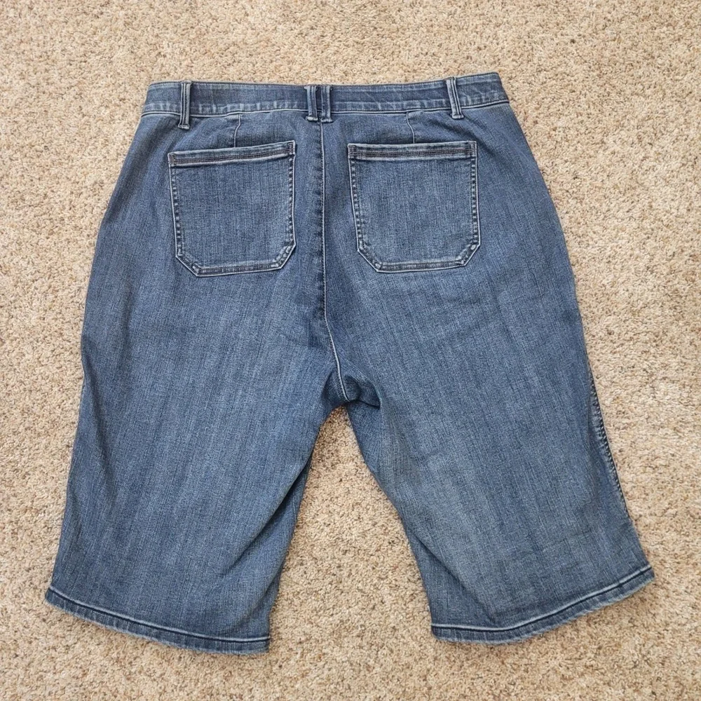 Democracy Ab-solution Bermuda Shorts Womens 18W Jeans Stretch - Picture 4 of 5